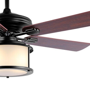 Brandy 52" Bohemain Farmhouse Iron LED CEILING FAN - JONATHAN Y